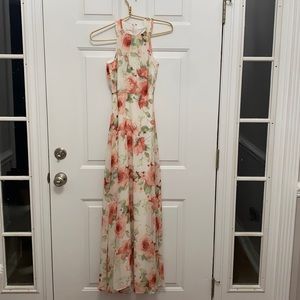 Lulus Floral Maxi Dress